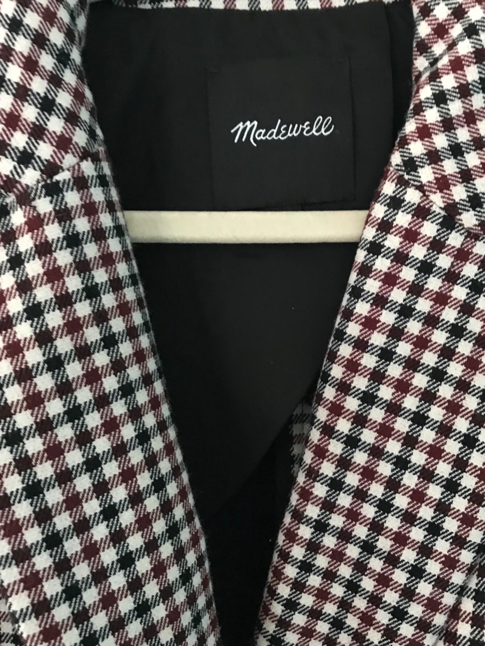 Madewell Preppy Burgundy and Navy Blazer